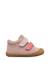 Chaussures premiers pas bébé en daim corkel à scratch Marine-marron+Rose-rose poudré 6 - vertbaudet enfant 