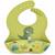 Bavoir récupérateur en silicone animaux Orange+Rose+Vert+Vert paon 13 - vertbaudet enfant 