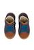 Baskets bébé garçon en daim snopes à zip Bleu-marron 4 - vertbaudet enfant 