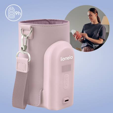 Chauffe-biberon sans fil thermup go evo avec autonomie jusqu’à 9 h pour biberons de 5 à 8 cm Black+Black gold+Coral pink+Green sage+Pink mist 27 - vertbaudet enfant 