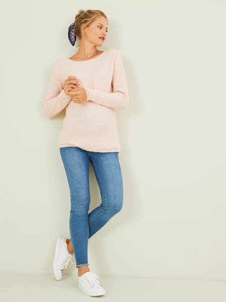 Jean de grossesse skinny effiloché Denim bleached 1 - vertbaudet enfant 
