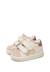 Baskets bébé fille en cuir et daim sasha à scratch Blanc-rose 5 - vertbaudet enfant 