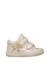 Chaussures premiers pas bébé fille en cuir et daim kolde à scratch Platine-or 1 - vertbaudet enfant 