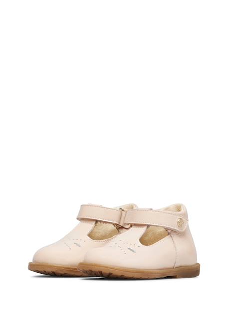 Ballerines bébé fille en vernis maluku 2 Noir ivoire+Rose 10 - vertbaudet enfant 