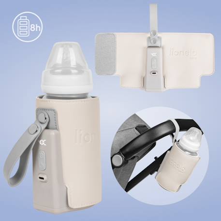 Chauffe-biberon portable thermup go plus 38-50 °c avec autonomie jusqu’à 8 h, sans bpa Beige calm+Beige sand+Blue sky+Green graphite 8 - vertbaudet enfant 