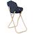 Chaise haute pour poupée ditzy dot Bleu, blanc, rouge 1 - vertbaudet enfant 