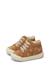 Baskets bébé fille en daim snopes à zip, broderies marguerites Blanc-brun+Blanc-rose 5 - vertbaudet enfant 