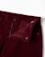 Pantalon à coupe droite en velours côtelé Rouge foncé 3 - vertbaudet enfant 