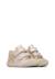 Chaussures premiers pas bébé fille en cuir et daim kolde à scratch Platine-or 2 - vertbaudet enfant 