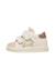 Baskets bébé fille en cuir et daim sasha à scratch Blanc-rose 3 - vertbaudet enfant 