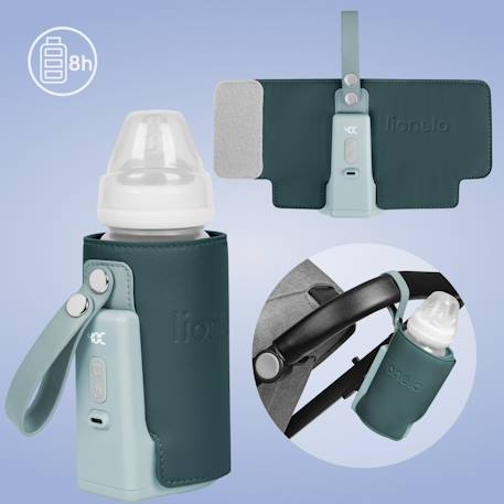 Chauffe-biberon portable thermup go plus 38-50 °c avec autonomie jusqu’à 8 h, sans bpa Beige calm+Beige sand+Blue sky+Green graphite 20 - vertbaudet enfant 