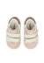 Baskets bébé fille en cuir et daim sasha à scratch Blanc-rose 4 - vertbaudet enfant 