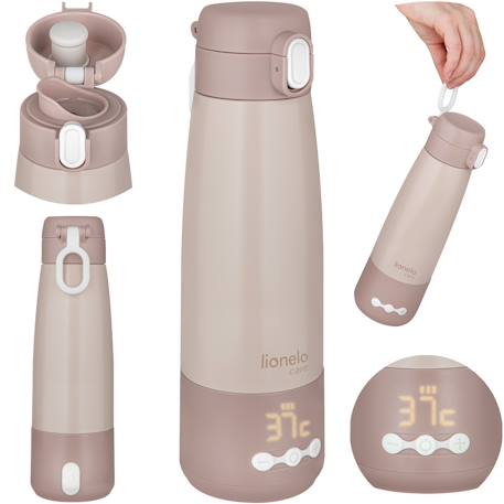 Chauffe-lait portable thermup bottle 350 ml avec fonction thermos et maintien de la température jusqu’à 20 h Pink 1 - vertbaudet enfant 
