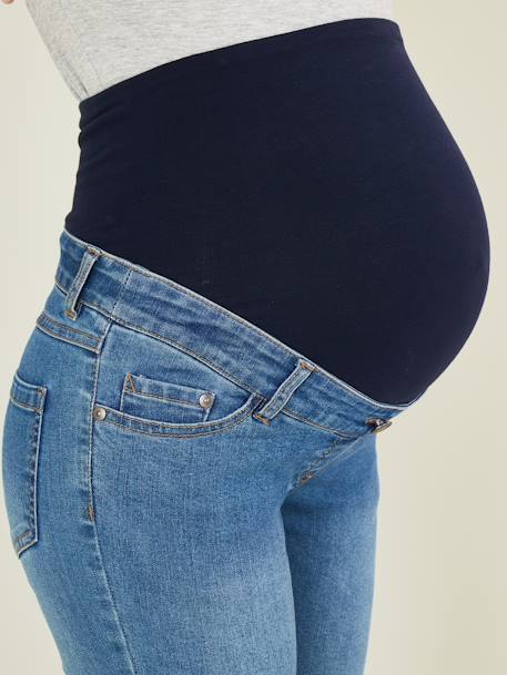 Jean de grossesse skinny effiloché Denim bleached 6 - vertbaudet enfant 