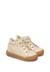 Baskets bébé fille en vernis ateny à zip Blanc crème-marron 2 - vertbaudet enfant 