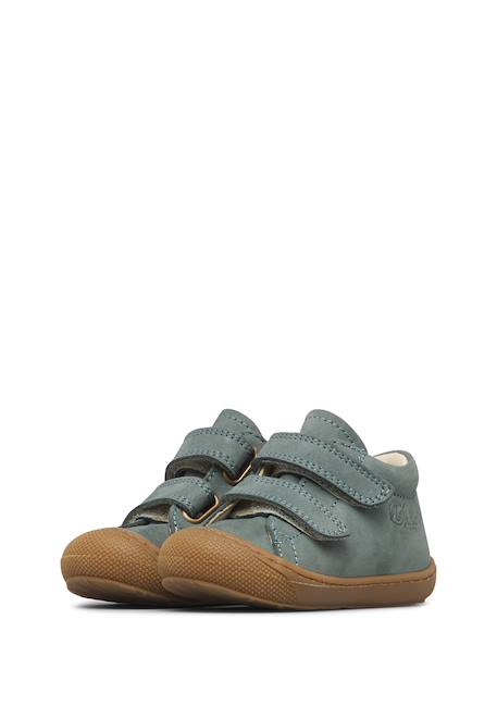 Chaussures premiers pas bébé en daim cocoon à scratch Anthracite-marron+Bleu-marron+Kaki+Marine-marron+Marron+Rose+Sauge-marron+Violet-marron 35 - vertbaudet enfant 