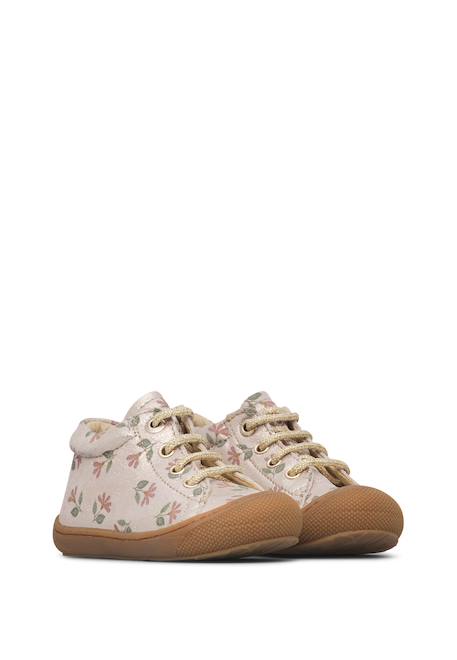 Chaussures en cuir cocoon Platine+Platine-rose 7 - vertbaudet enfant 