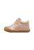 Chaussures premiers pas bébé fille en daim cocoon à zip Platine+Rose+Rose poudré-platine 13 - vertbaudet enfant 