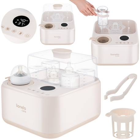 Stérilisateur 3en1 steamup avec séchage et chauffe-biberon jusqu’à 4 biberons Beige sand 1 - vertbaudet enfant 