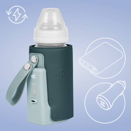 Chauffe-biberon portable thermup go plus 38-50 °c avec autonomie jusqu’à 8 h, sans bpa Beige calm+Beige sand+Blue sky+Green graphite 23 - vertbaudet enfant 
