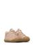 Chaussures premiers pas bébé fille en daim cocoon à zip Platine+Rose+Rose poudré-platine 12 - vertbaudet enfant 