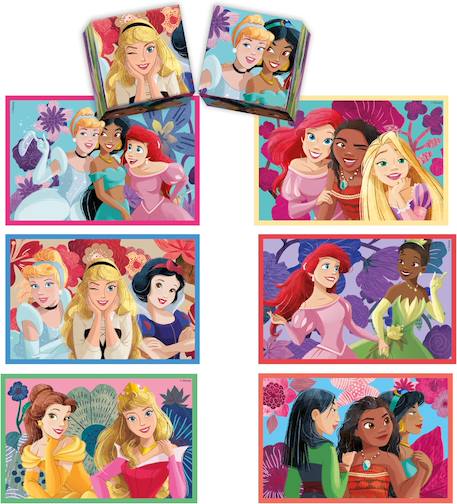 Jeux éducatifs Princesses Disney – Puzzles et mémory – dès 3 ans Multi-coloured 2 - vertbaudet enfant 