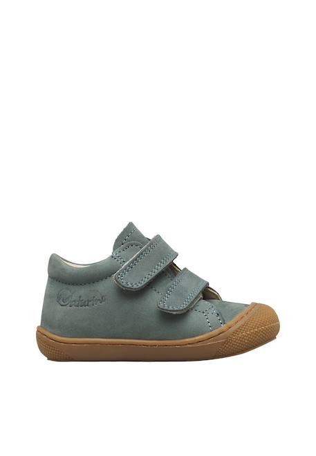 Chaussures premiers pas bébé en daim cocoon à scratch Anthracite-marron+Bleu-marron+Kaki+Marine-marron+Marron+Rose+Sauge-marron+Violet-marron 31 - vertbaudet enfant 