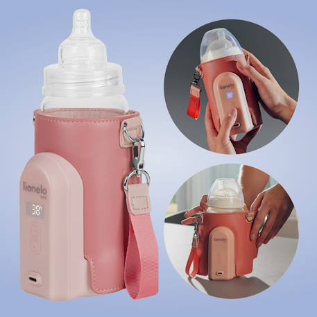 Chauffe-biberon sans fil thermup go evo avec autonomie jusqu’à 9 h pour biberons de 5 à 8 cm Black+Black gold+Coral pink+Green sage+Pink mist 17 - vertbaudet enfant 