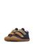 Chaussures premiers pas bébé en daim corkel à scratch Marine-marron+Rose-rose poudré 5 - vertbaudet enfant 