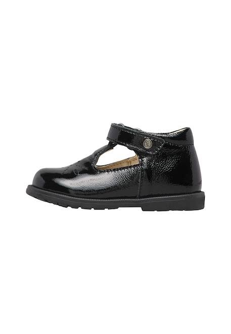 Ballerines bébé fille en vernis maluku 2 Noir ivoire+Rose 3 - vertbaudet enfant 