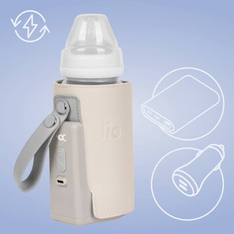 Chauffe-biberon portable thermup go plus 38-50 °c avec autonomie jusqu’à 8 h, sans bpa Beige calm+Beige sand+Blue sky+Green graphite 11 - vertbaudet enfant 