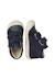 Chaussures premiers pas bébé garçon en cuir et daim kolde à scratch Bleu marine-rouge-rose+Gris-vert+Kaki-citrouille+Marron-marine 4 - vertbaudet enfant 