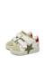 Baskets bébé en cuir et daim salazar 3 à scratch Blanc-gris-marine+Kaki-rouge 10 - vertbaudet enfant 