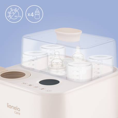 Stérilisateur 3en1 steamup avec séchage et chauffe-biberon jusqu’à 4 biberons Beige sand 2 - vertbaudet enfant 