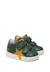 Baskets bébé garçon en cuir et daim salazar 3 à scratch Vert-bleu ciel-citrouille 2 - vertbaudet enfant 