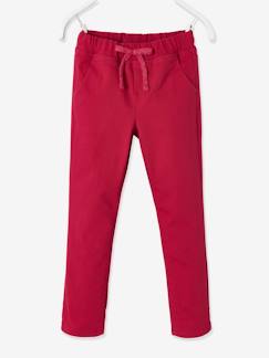 Pantalon droit indestructible fille doublé maille polaire  - vertbaudet enfant