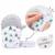 Moufle de dentition bébé sensorielle hérisson Bleu+Gris+Rose 12 - vertbaudet enfant 