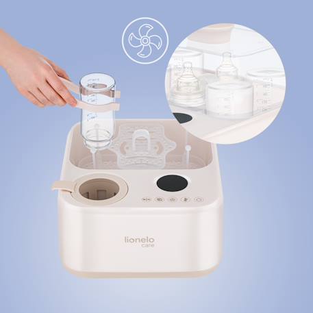 Stérilisateur 3en1 steamup avec séchage et chauffe-biberon jusqu’à 4 biberons Beige sand 3 - vertbaudet enfant 