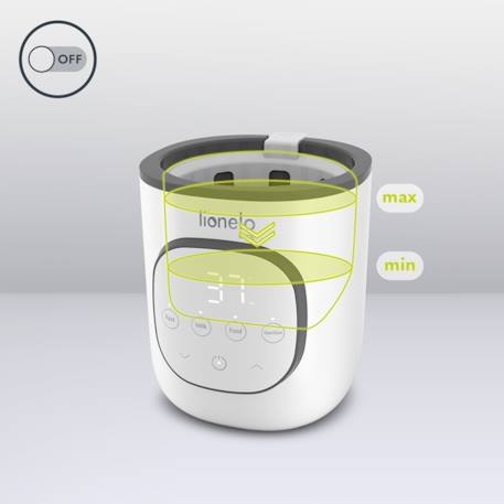 Chauffe-biberon 5en1 thermup avec stérilisation, réchauffage et décongélation White 5 - vertbaudet enfant 