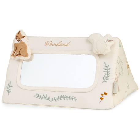 Miroir d'éveil bébé tummy time woodland (25 x 14 cm) Blanc 1 - vertbaudet enfant 