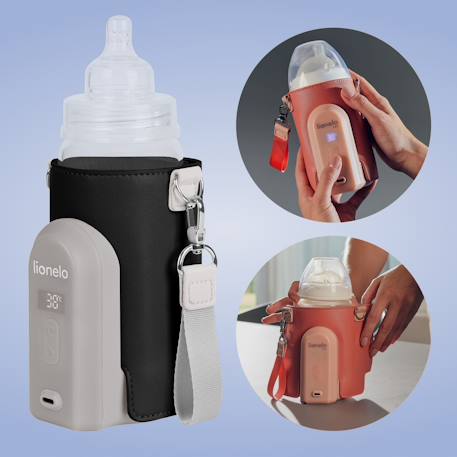 Chauffe-biberon sans fil thermup go evo avec autonomie jusqu’à 9 h pour biberons de 5 à 8 cm Black+Black gold+Coral pink+Green sage+Pink mist 5 - vertbaudet enfant 