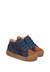 Baskets bébé garçon en daim snopes à zip Bleu-marron 2 - vertbaudet enfant 