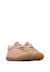 Chaussures premiers pas bébé fille en daim cocoon Beige-platine+Rose poudré-platine 7 - vertbaudet enfant 