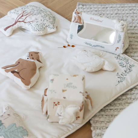 Miroir d'éveil bébé tummy time woodland (25 x 14 cm) Blanc 2 - vertbaudet enfant 