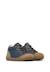 Chaussures premiers pas bébé garçon en cuir et daim romy Marine-kaki 2 - vertbaudet enfant 