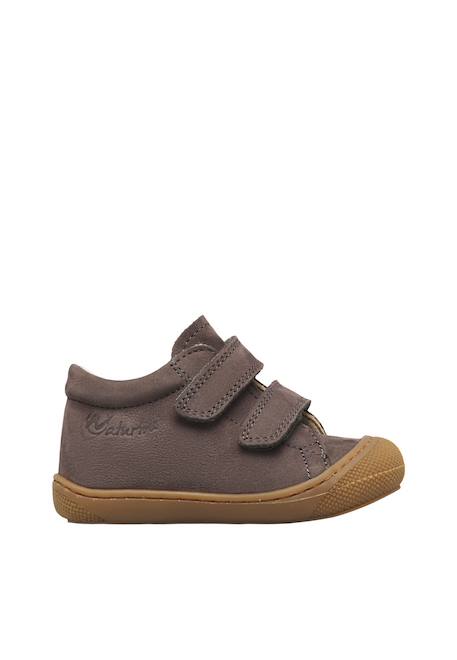 Chaussures premiers pas bébé en daim cocoon à scratch Anthracite-marron+Bleu-marron+Kaki+Marine-marron+Marron+Rose+Sauge-marron+Violet-marron 1 - vertbaudet enfant 