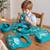 Bavoir en silicone chewy l'éléphant Bleu 4 - vertbaudet enfant 