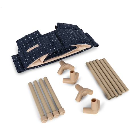 Lit parapluie pour poupée Bleu, blanc, rouge+Rose, bleu, vert+Rouge, beige, vert 6 - vertbaudet enfant 