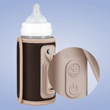 Chauffe-biberon portable thermup go usb avec maintien de la température jusqu’à 24 h, sans bpa Brown chocolate+Grey ash+Grey silver+Pink baby 2 - vertbaudet enfant 