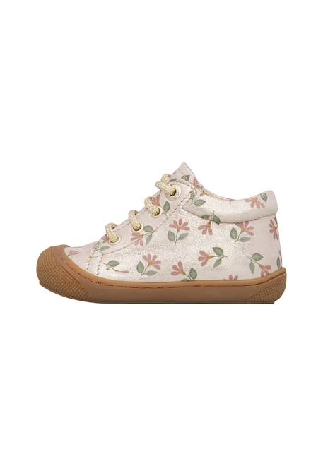 Chaussures en cuir cocoon Platine+Platine-rose 8 - vertbaudet enfant 
